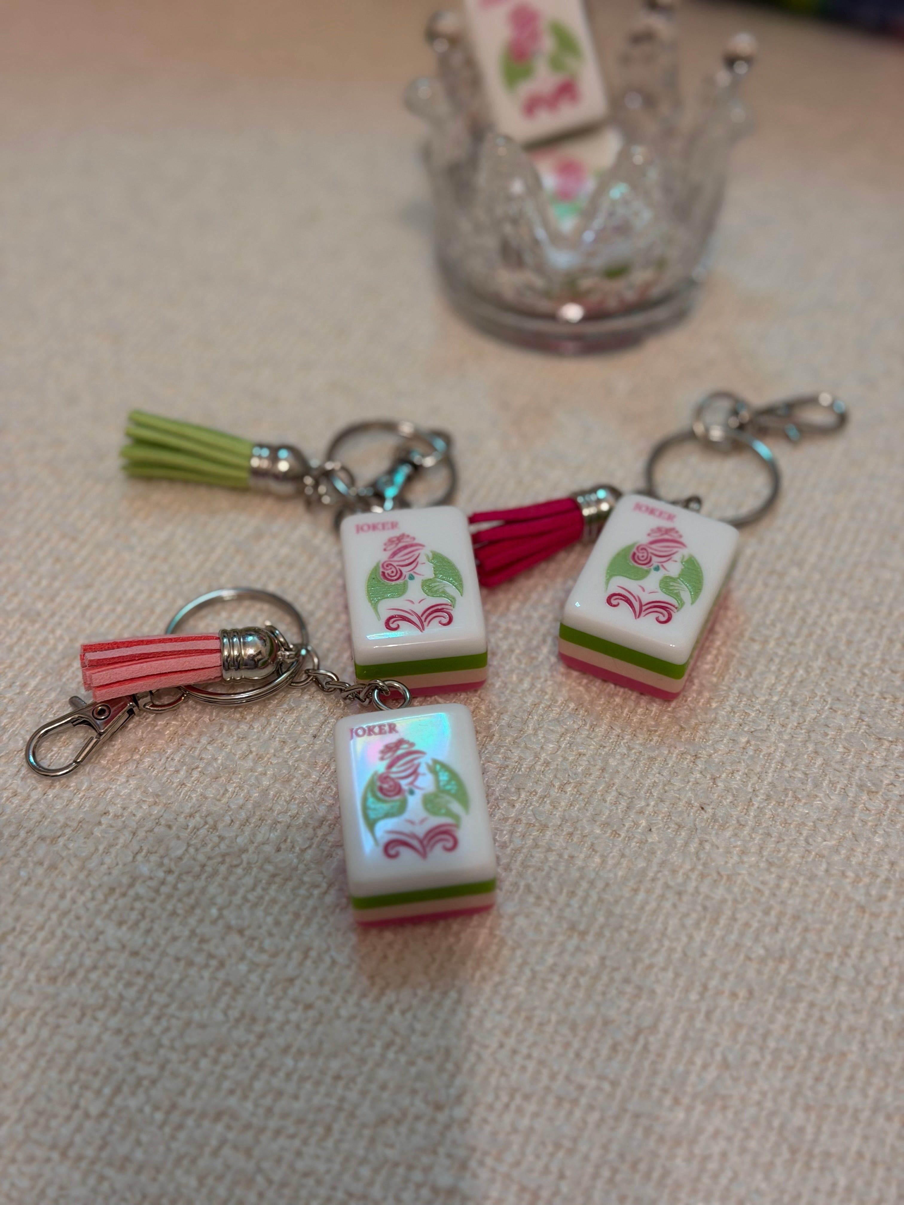 Joker tile Key Chain/Bag Charm