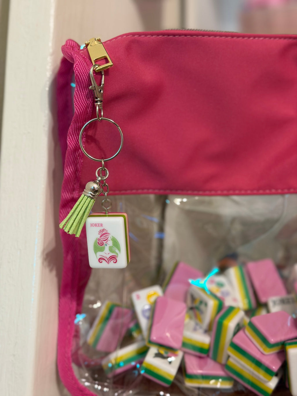 Joker tile Key Chain/Bag Charm