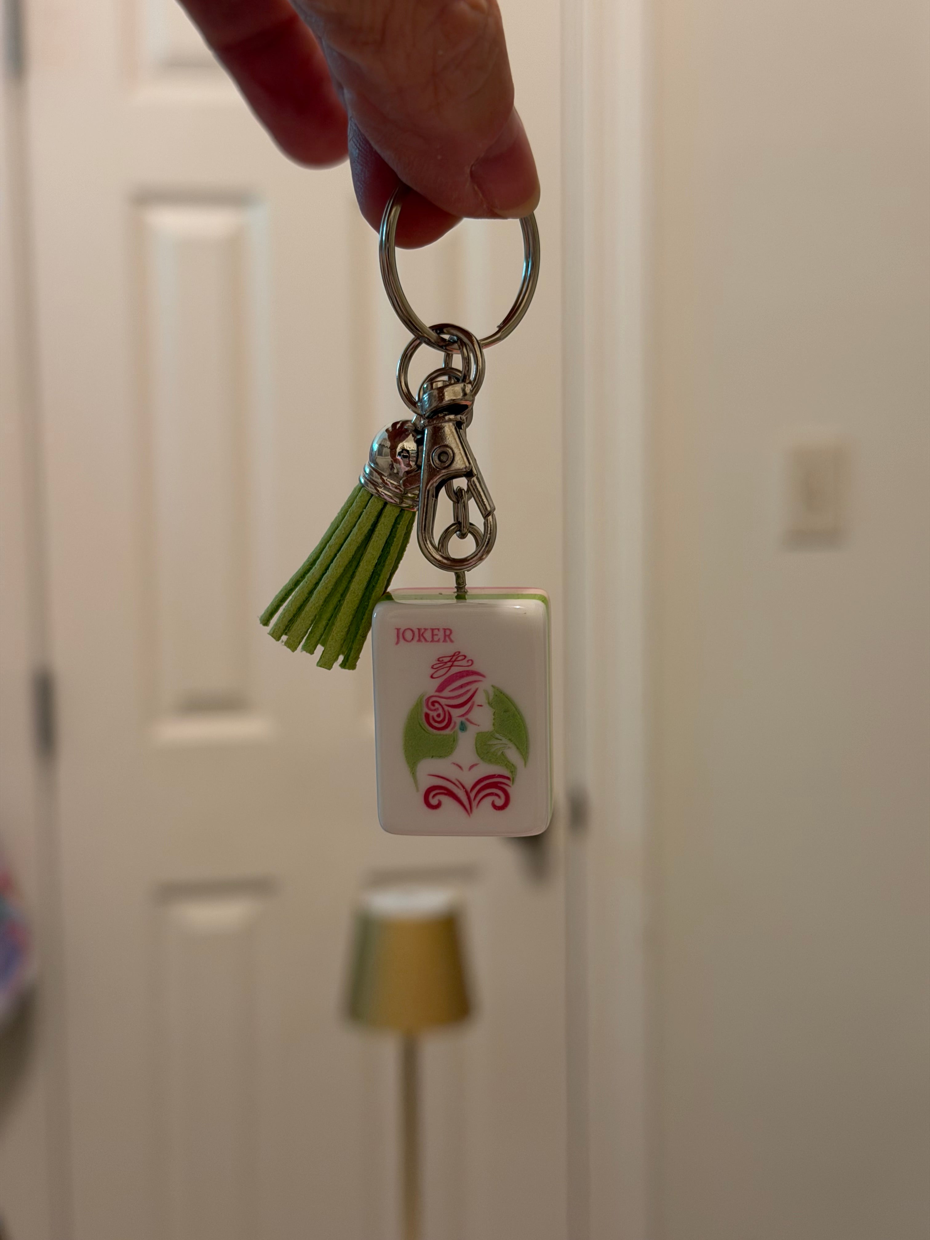 Joker tile Key Chain/Bag Charm