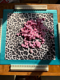 Teal Riviera Leopard Mat (My Casita)