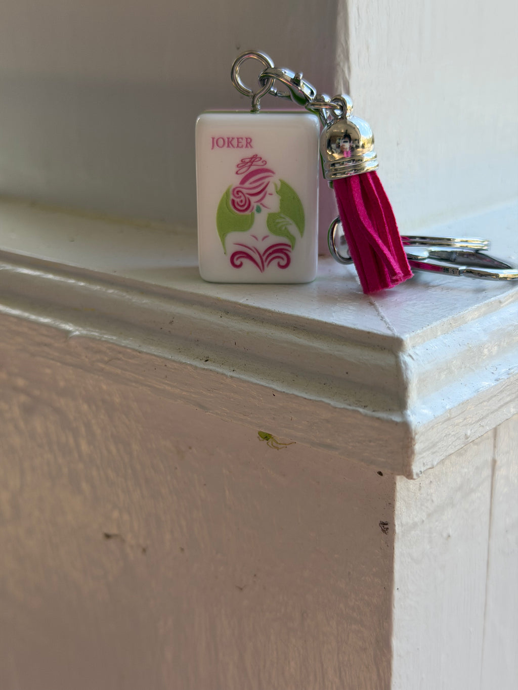 Joker tile Key Chain/Bag Charm