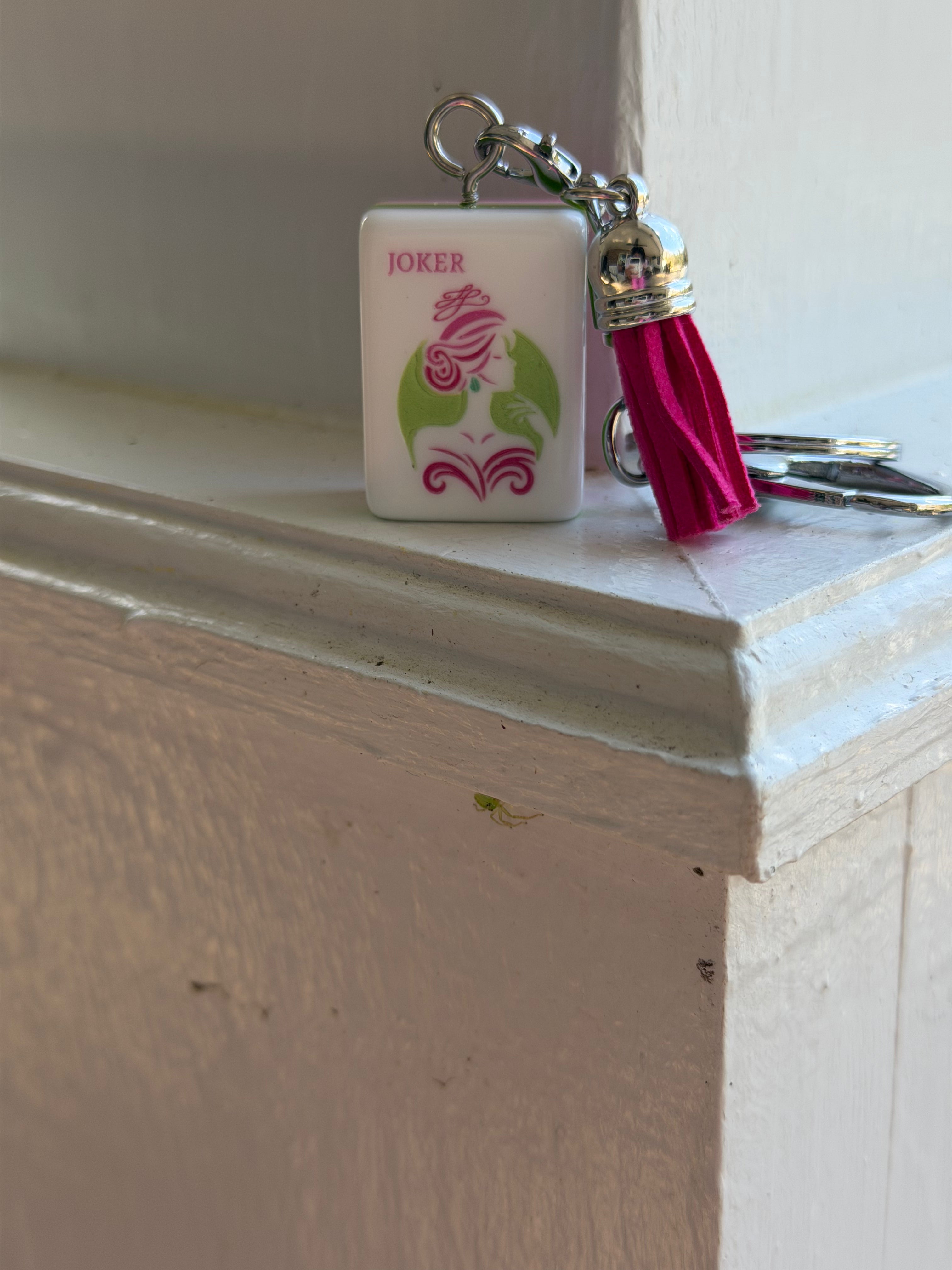 Joker tile Key Chain/Bag Charm