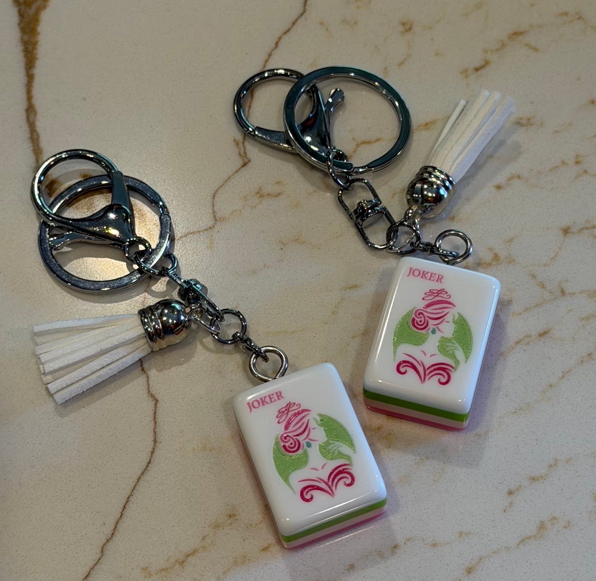 Joker tile Key Chain/Bag Charm