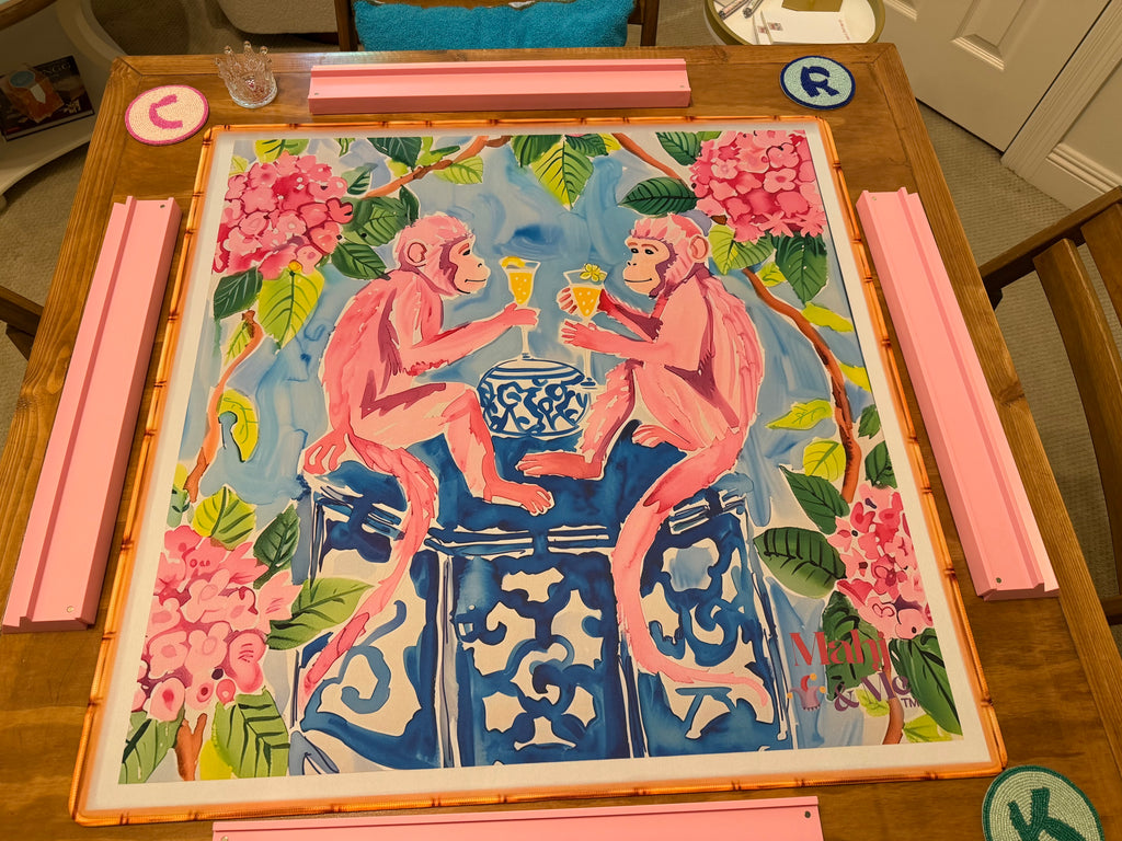 Cheers Square Monkey Mat